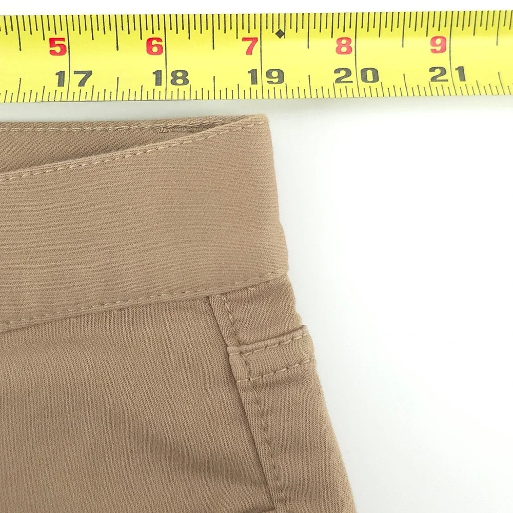 Banana Republic Mens Traveler Pants 36x34 Slim Fit Khaki Tan Chino Stretch